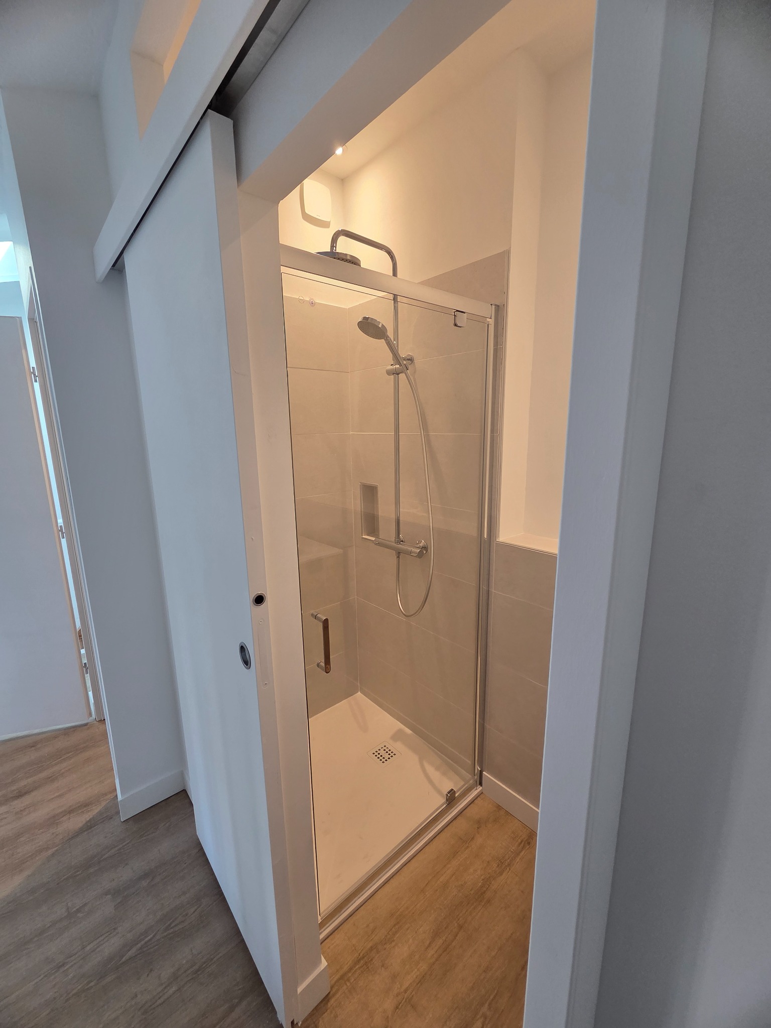 Douche rénovée